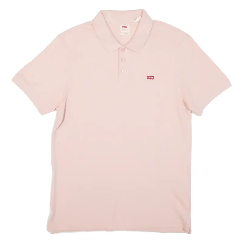 LEVI'S Mens Polo Shirt Pink M