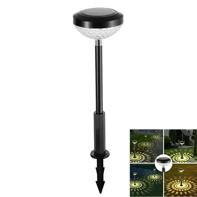 Outdoor Solar Lawn Projection Water Droplets Colorfully Inserted Lights | Color: Warm 2model