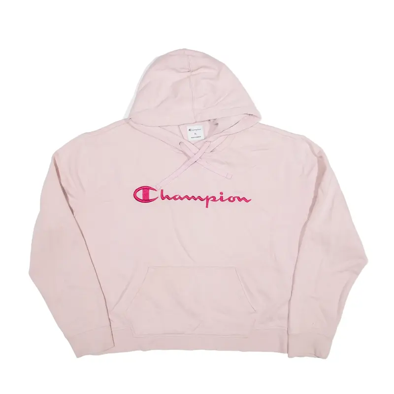 CHAMPION Hoodie Pink Pullover Womens XL