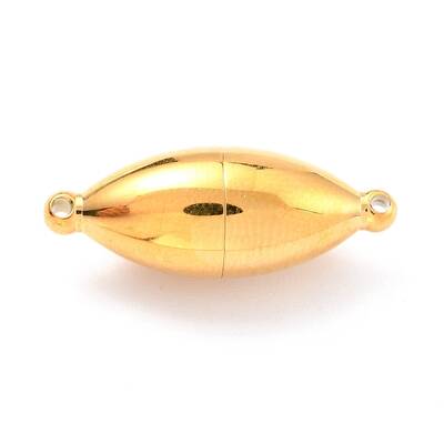 Ion Plating(IP) 304 Stainless Steel Magnetic Clasps with Loops