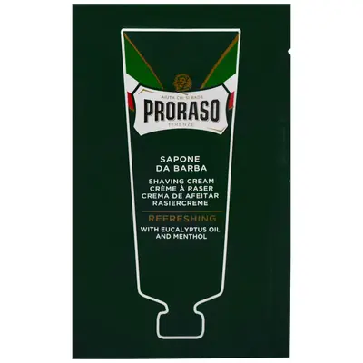 Refreshing shaving cream Proraso 4ml