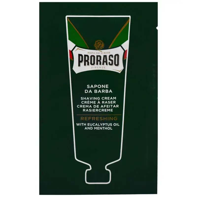 Refreshing shaving cream Proraso 4ml