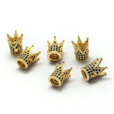Rack Plating Brass Cubic Zirconia Beads
