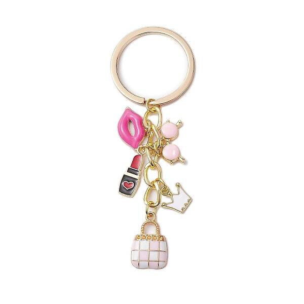 Alloy and Enamel Keychain