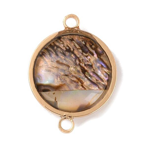 Natural Abalone Shell/Paua Shell Connector Charms