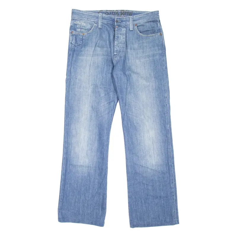 G-STAR Mens Jeans Blue Loose Straight Stone Wash W34 L34