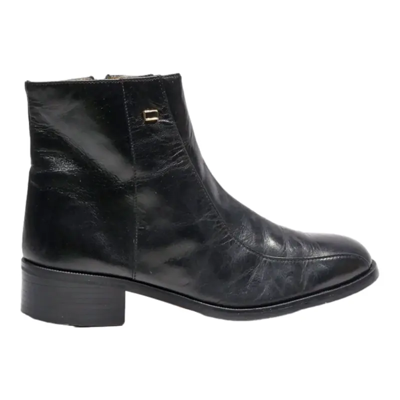 BRIMESTONE Ankle Boots Black Leather Womens UK 6.5