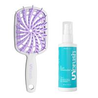 FHI Heat UNbrush Plus Detangling Duo with 7 in 1 spray