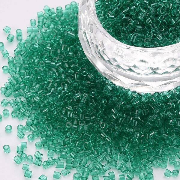 Transparent Glass Cylinder Beads