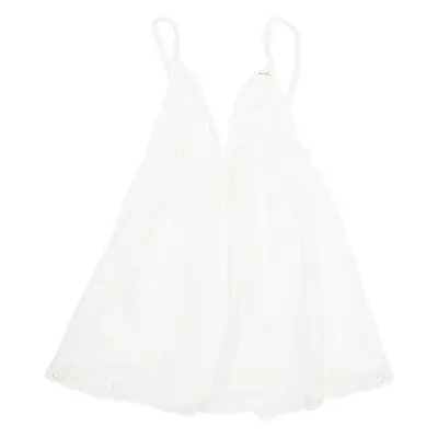 Womens Waistcoat White Sleeveless L