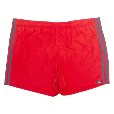 ADIDAS Mens Swimming Shorts Red M W36
