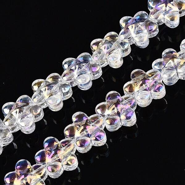 Electroplate Glass Beads Strands
