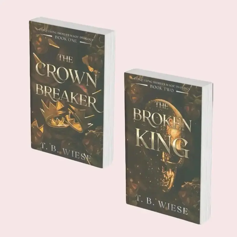 *SALE* The Crown Breaker & The Broken King Duology by T. B. Wiese- 2 Book Set, Hardcover or Paperback, Slight Imperfections, ...