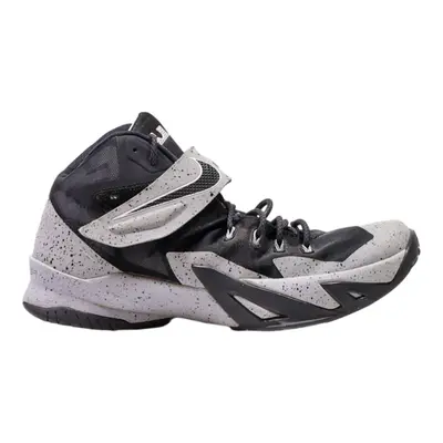 NIKE LeBron Zoom Soldier 8 High Top Trainers Grey Synthetic Mens UK 8.5