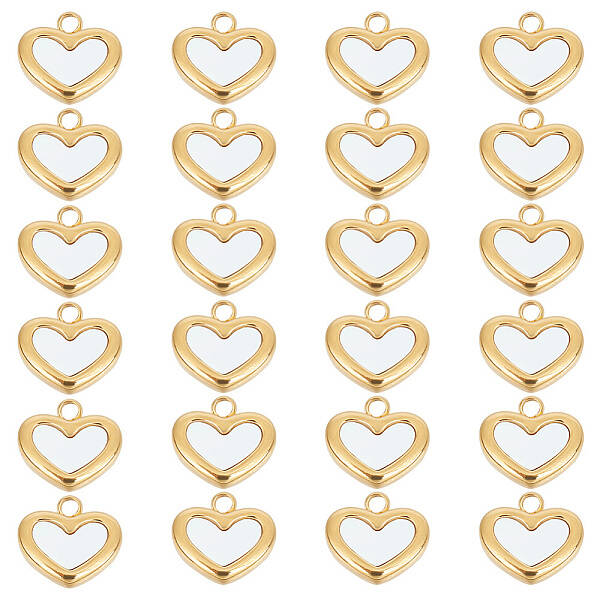10Pcs 304 Stainless Steel Pendants