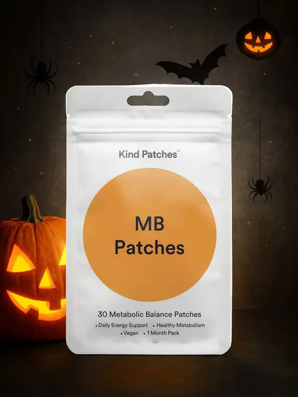 Kind Patches: 30 Advanced Metabolic Balance Patches, Energy Support, Healthy Metabolism, Vegan, 1 Month Supply