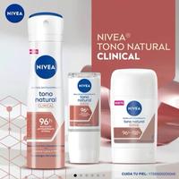 Nivea Tono Natural Clinical Deodorant Set - 3-Pack, 96 Hours Protection body care