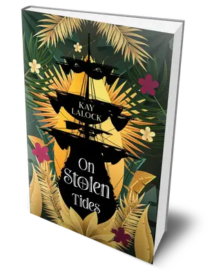 On Stolen Tides by Kay Lalock - sapphic pirate tale soft cover