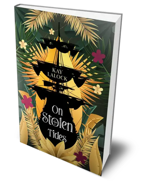 On Stolen Tides by Kay Lalock - sapphic pirate tale soft cover