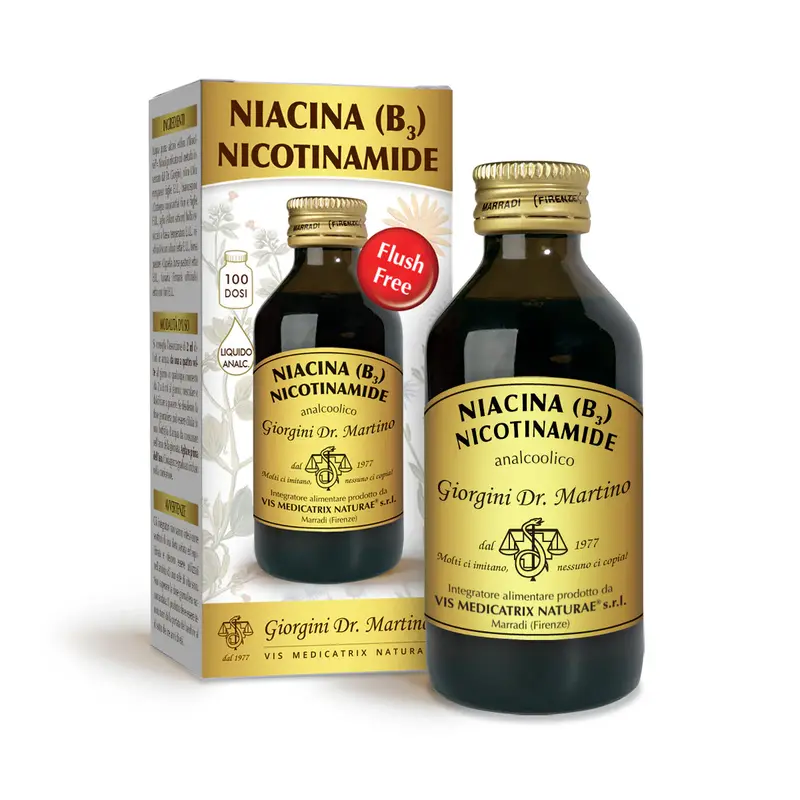 Dr Giorgini niacin (b3) nicotinamide non-alcoholic liquid 100 ml