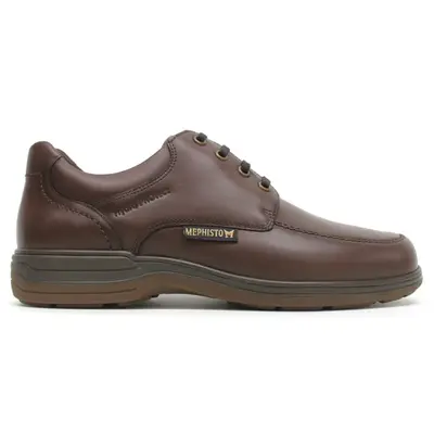 Mephisto Douk Leather Men's Lace Up Shoes - Chestnut - Size:US 10 Men