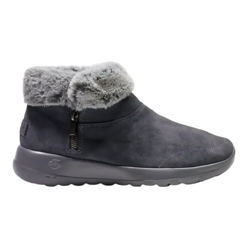 SKECHERS Snow Boots Grey Synthetic Womens UK 6