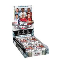 2 (TWO) Single Packs - 2024/25 Topps Chrome UEFA Club Competitions Soccer Hobby - Must be ripped live!