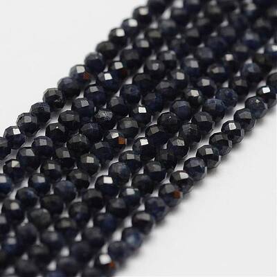 Natural Sapphire Bead Strands