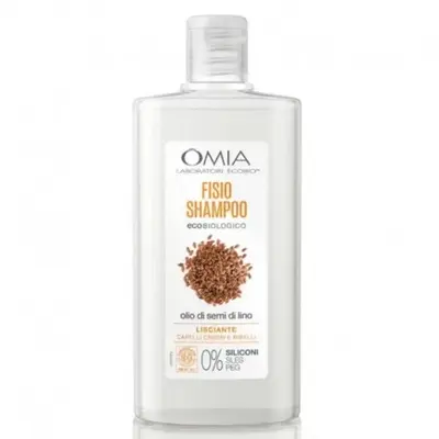 Omia Eco Organic Shampoo Linseed Oil Frizzy Hair 200 ml