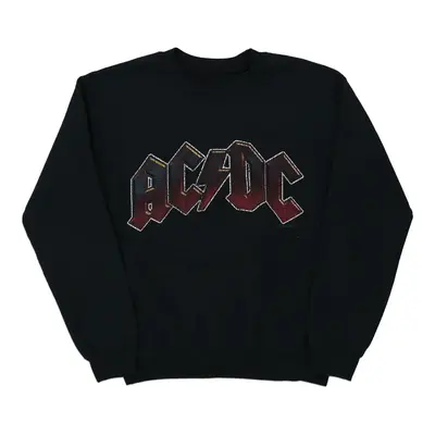 Acdc Band Sweatshirt - Small Black Cotton Blend