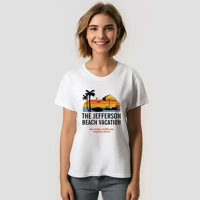 Custom Family Reunion Beach Vacation T-Shirt