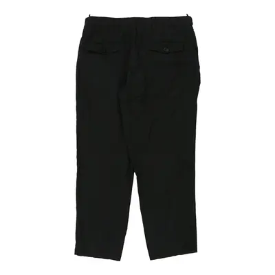 Prada Trousers - 35W 28L Black Cotton