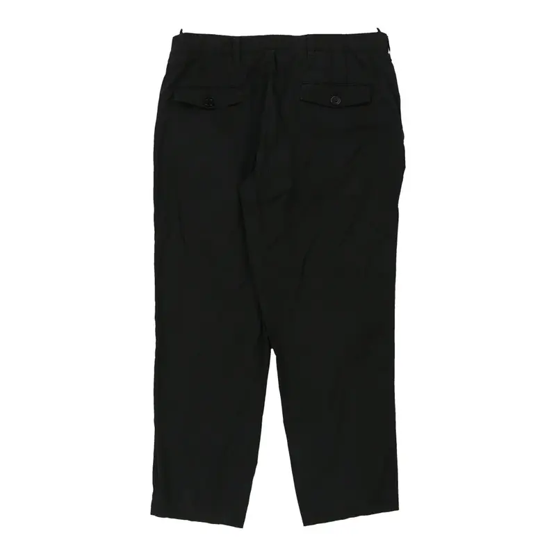 Prada Trousers - 35W 28L Black Cotton