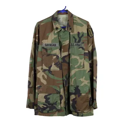 U.S. Army Camo Jacket - Small Khaki Cotton Blend
