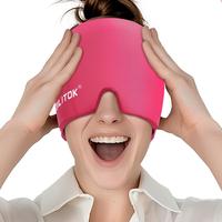 【Nova】Migraine Headache Relief Cap, Gel lce Head Wrap for Tension and Stress Relief.Suitable for Home breaks, before slee...