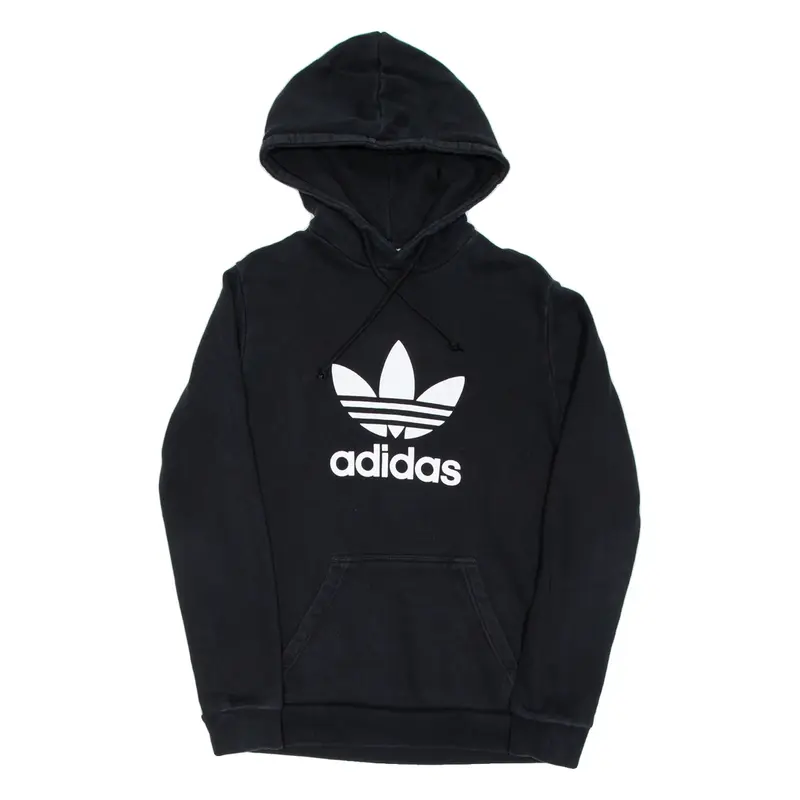 ADIDAS Mens Black Hoodie S