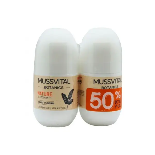Mussvital Botanics Deo Nature 75 ml, set of 2 units