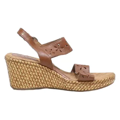 BOC Wedge Heels Brown Leather Womens UK 3