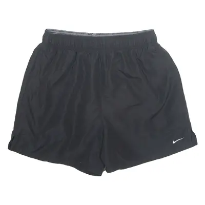 NIKE Mesh Lined Womens Sports Shorts Black S W25