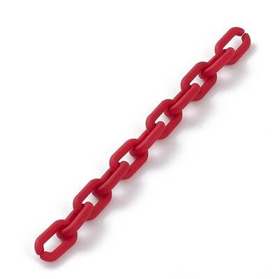 Handmade Rubberized Style Acrylic Cable Chains