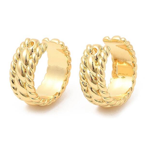 Brass Cuff Earrings