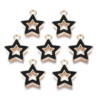 Alloy Enamel Pendants
