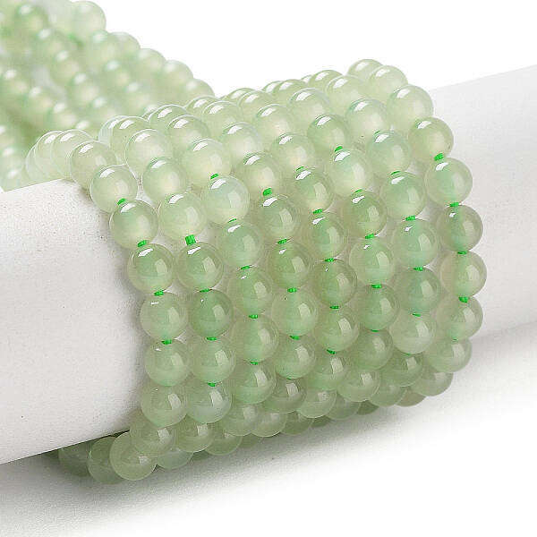 Natural Nephrite Jade/Hetian Jade Beads Strands