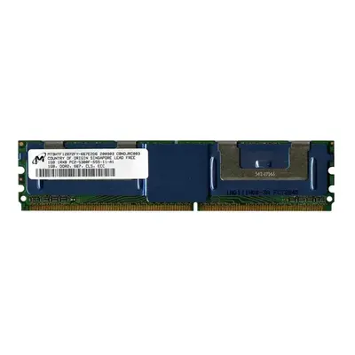 Micron MT9HTF12872FY-667 | 1GB DDR2-667MHz PC2-5300 ECC Fully Buffered FB-DIMM CL5 1Rx8 1.8V 240-Pin Memory Module