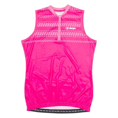 SHERPA Cycling Womens Jersey Pink 1/4 Zip M