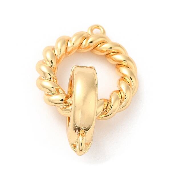 Brass Fold Over Clasps