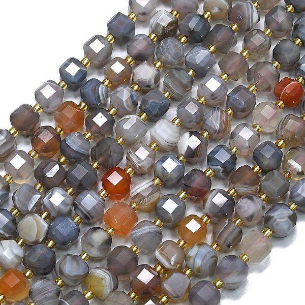 Natural Botswana Agate Beads Strands