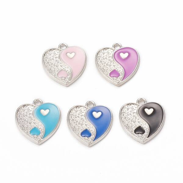 Alloy Enamel Pendants