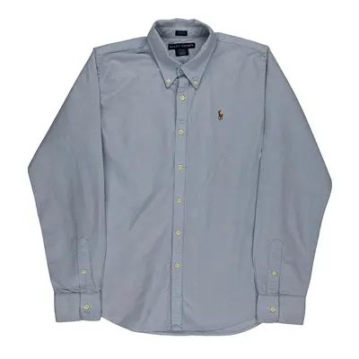 Ralph Lauren Slim Fit Shirt - Medium Blue Cotton | Size: medium