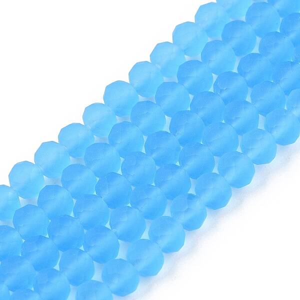Transparent Glass Beads Strands